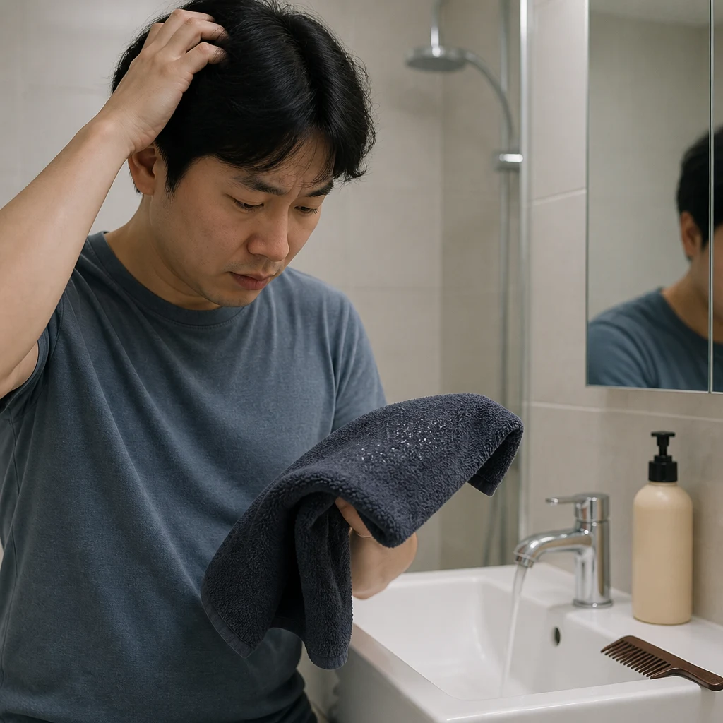 비듬과 탈모가 함께 있으면 머리를 자주 감는 게 나을까요?