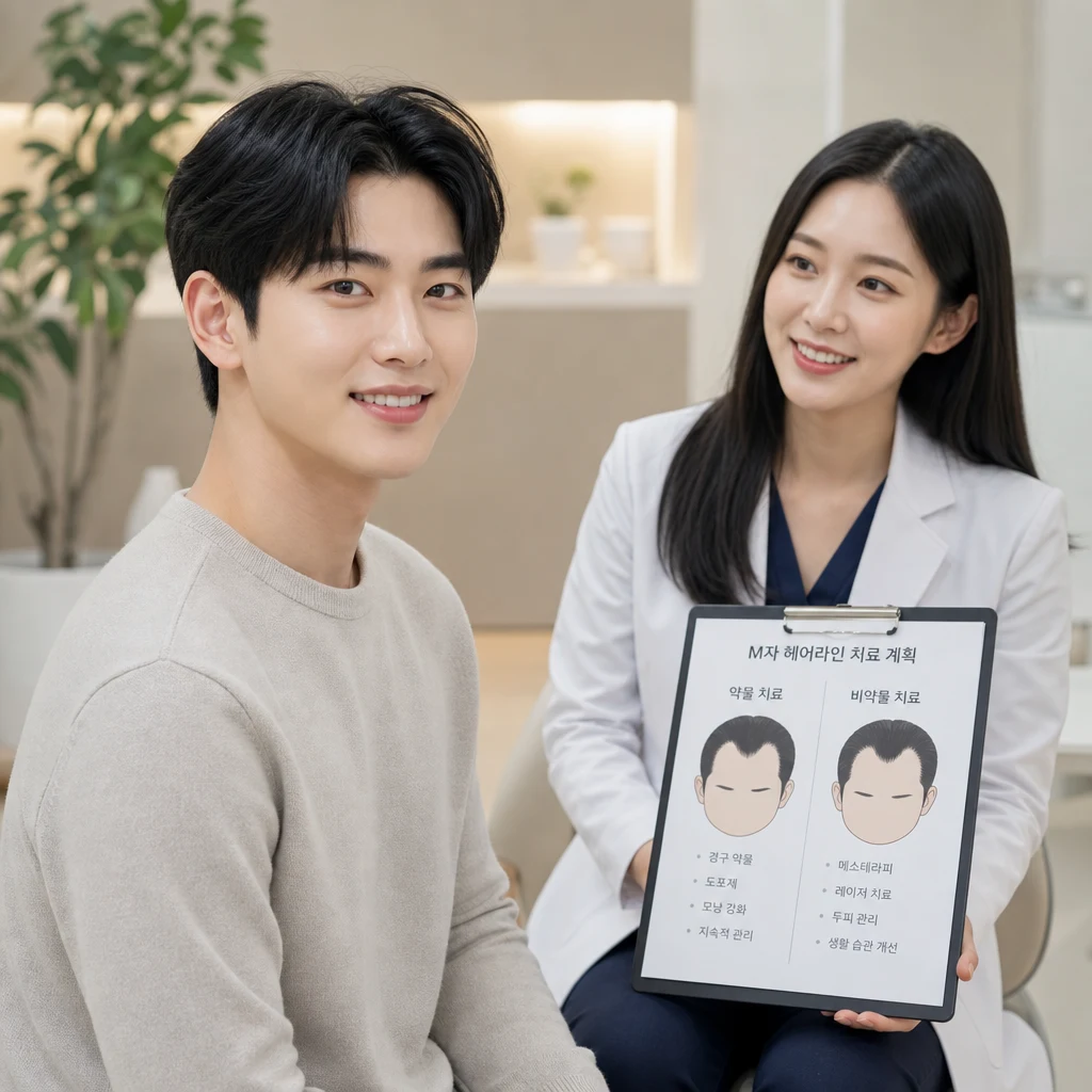 M자탈모, 약물과 비약물 치료법 차이점은? 1